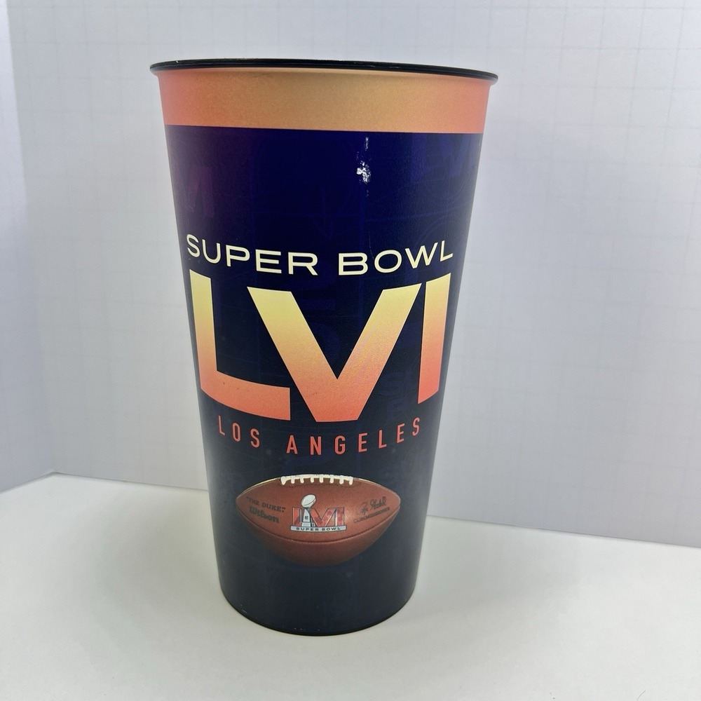 Super Bowl LVI 56 Los Angeles 32oz Stadium Cup NFL Football Souvenir‎ Plastic